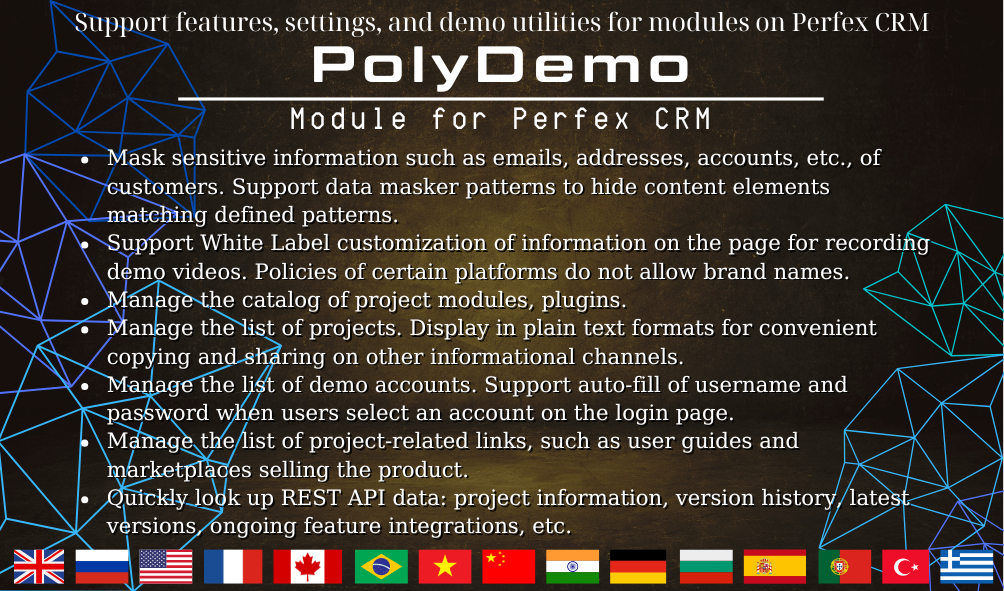PolyDemo for PerfexCRM